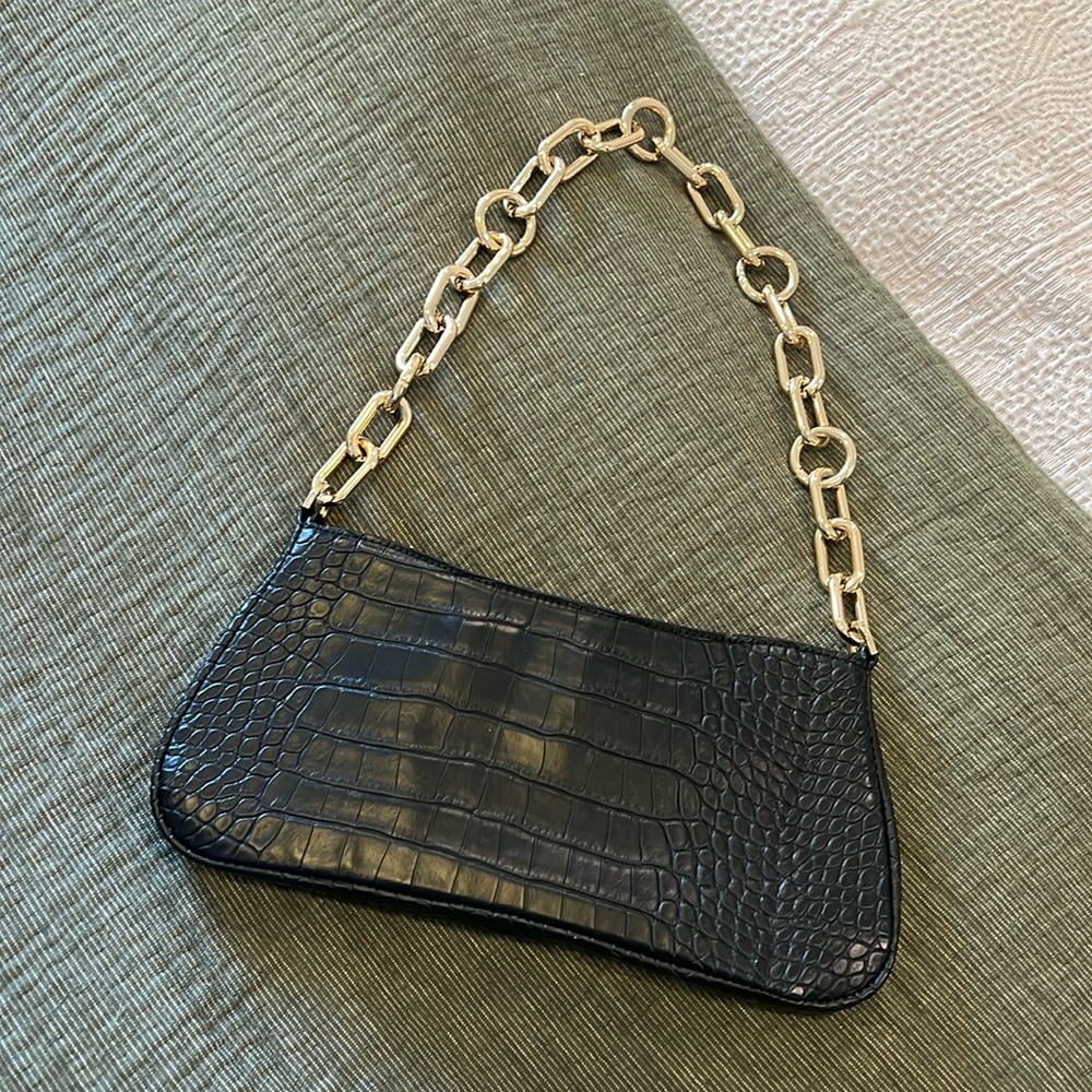 Black Chain Purse